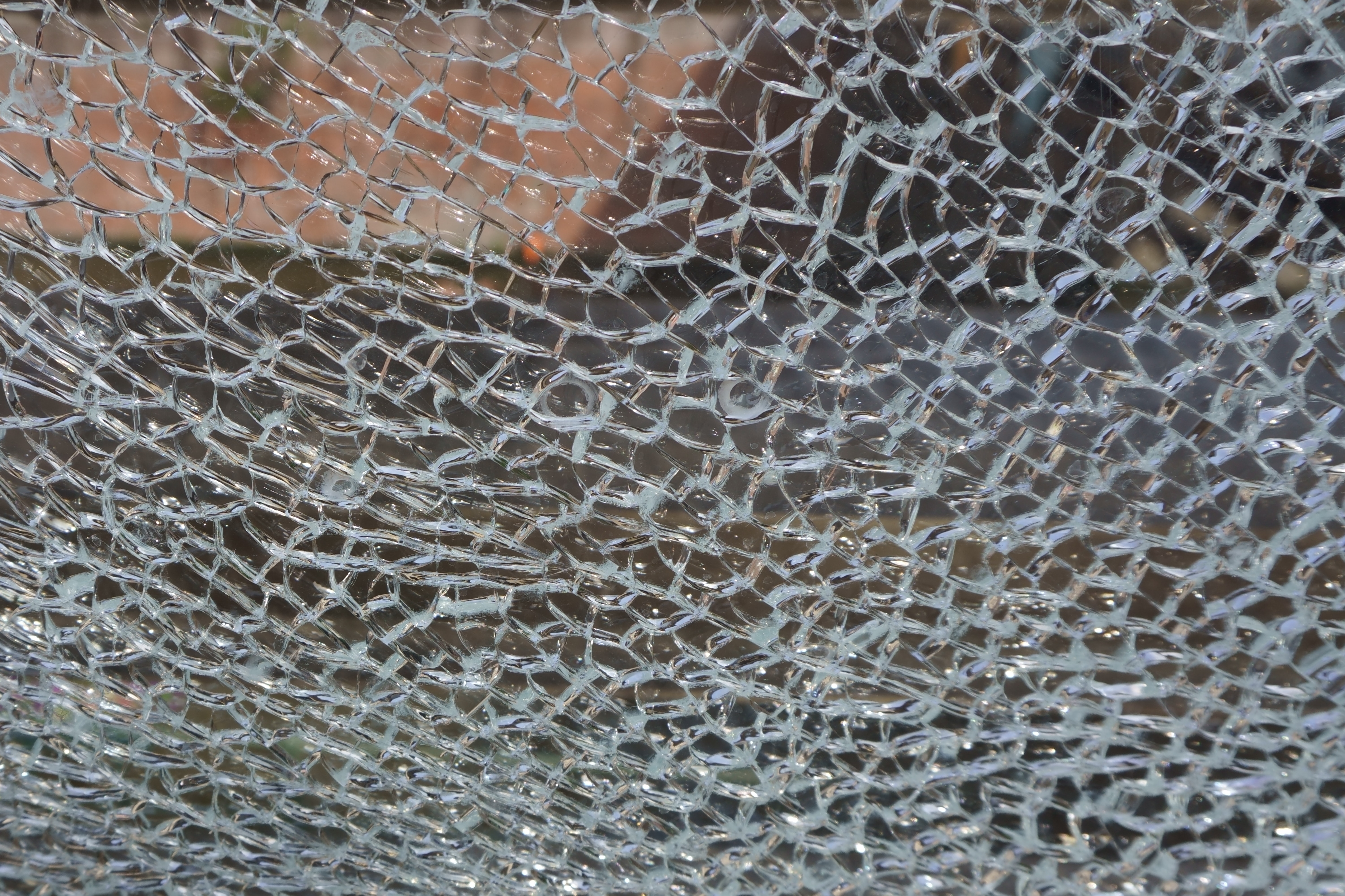 photo of broken glass, or the state of my node_modules